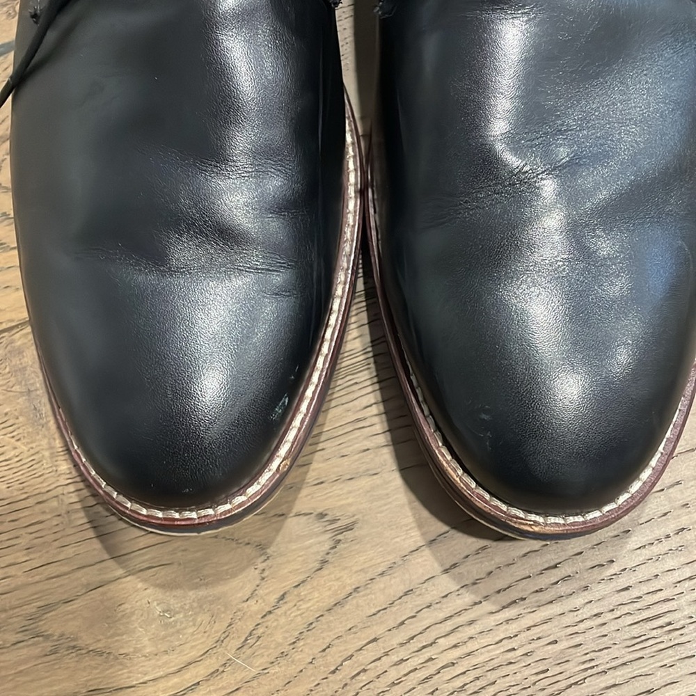 Johnston Murphy Conrad Leather Plain Toe Oxford Dress Shoe Size 13 Black - Picture 2 of 10